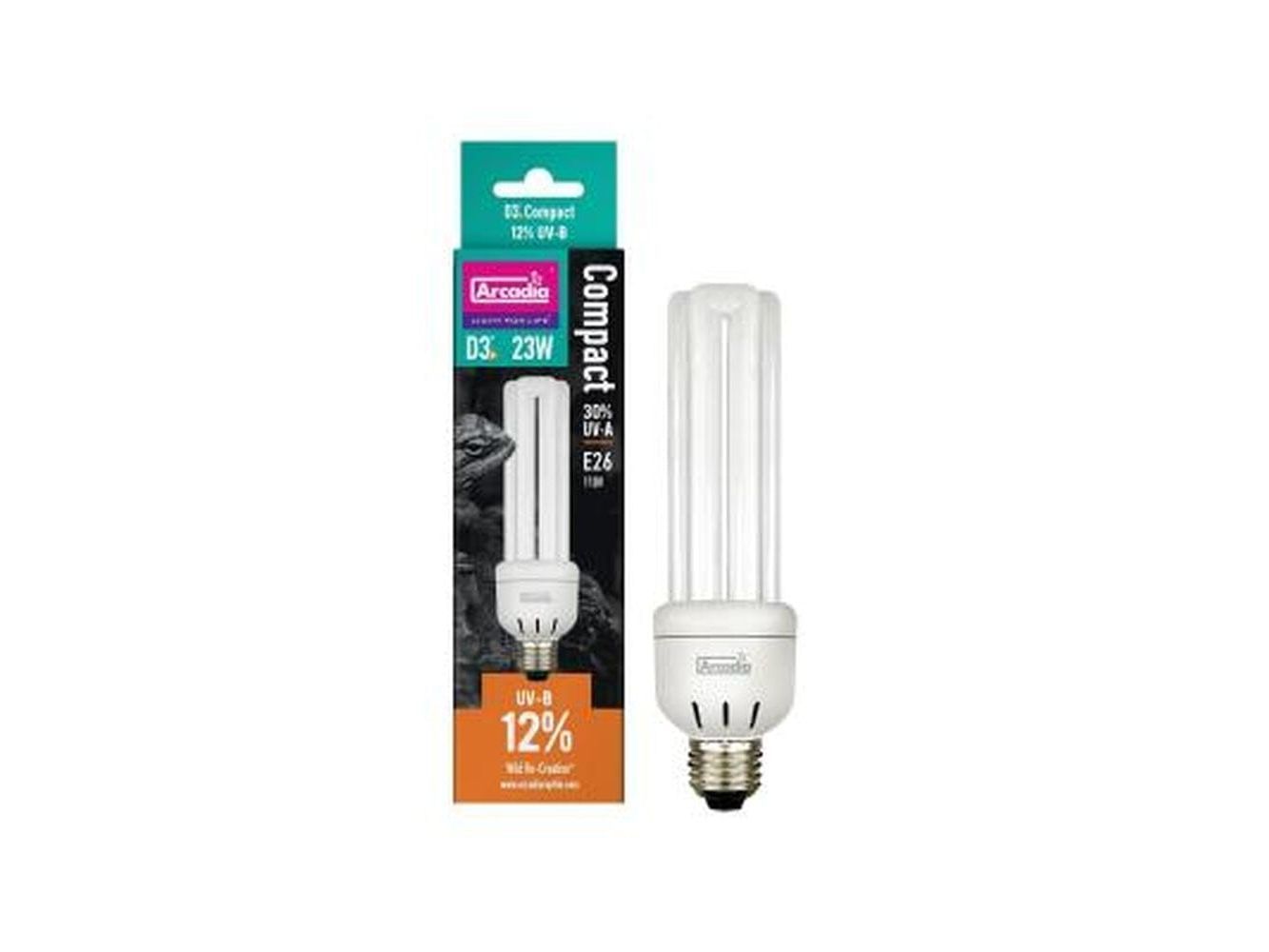 Arcadia D3 12% UVB Compact Bulb - 23W Arcadia