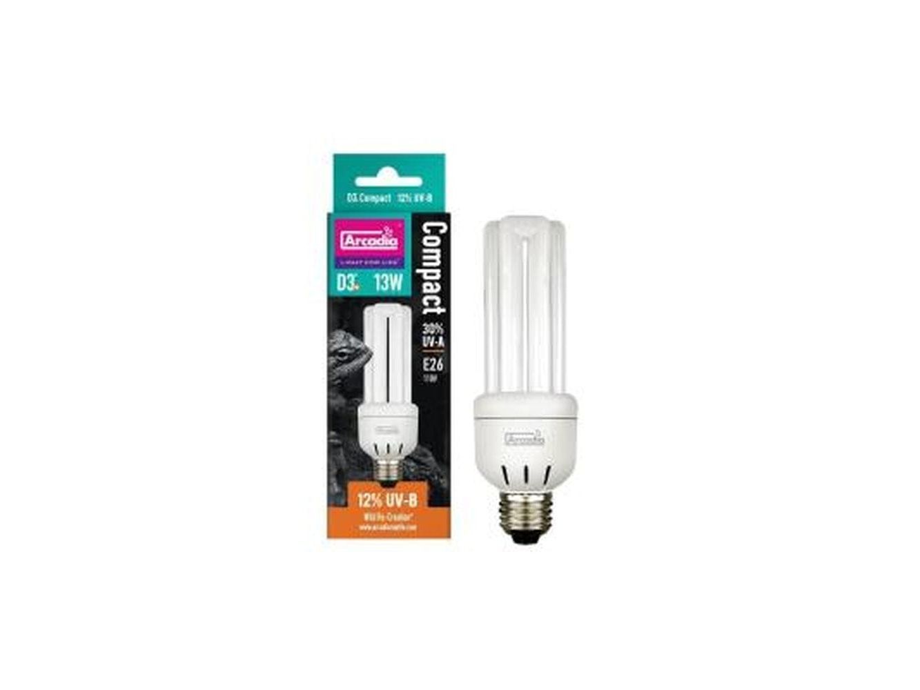 Arcadia D3 12% UVB Compact Bulb - 13W Arcadia