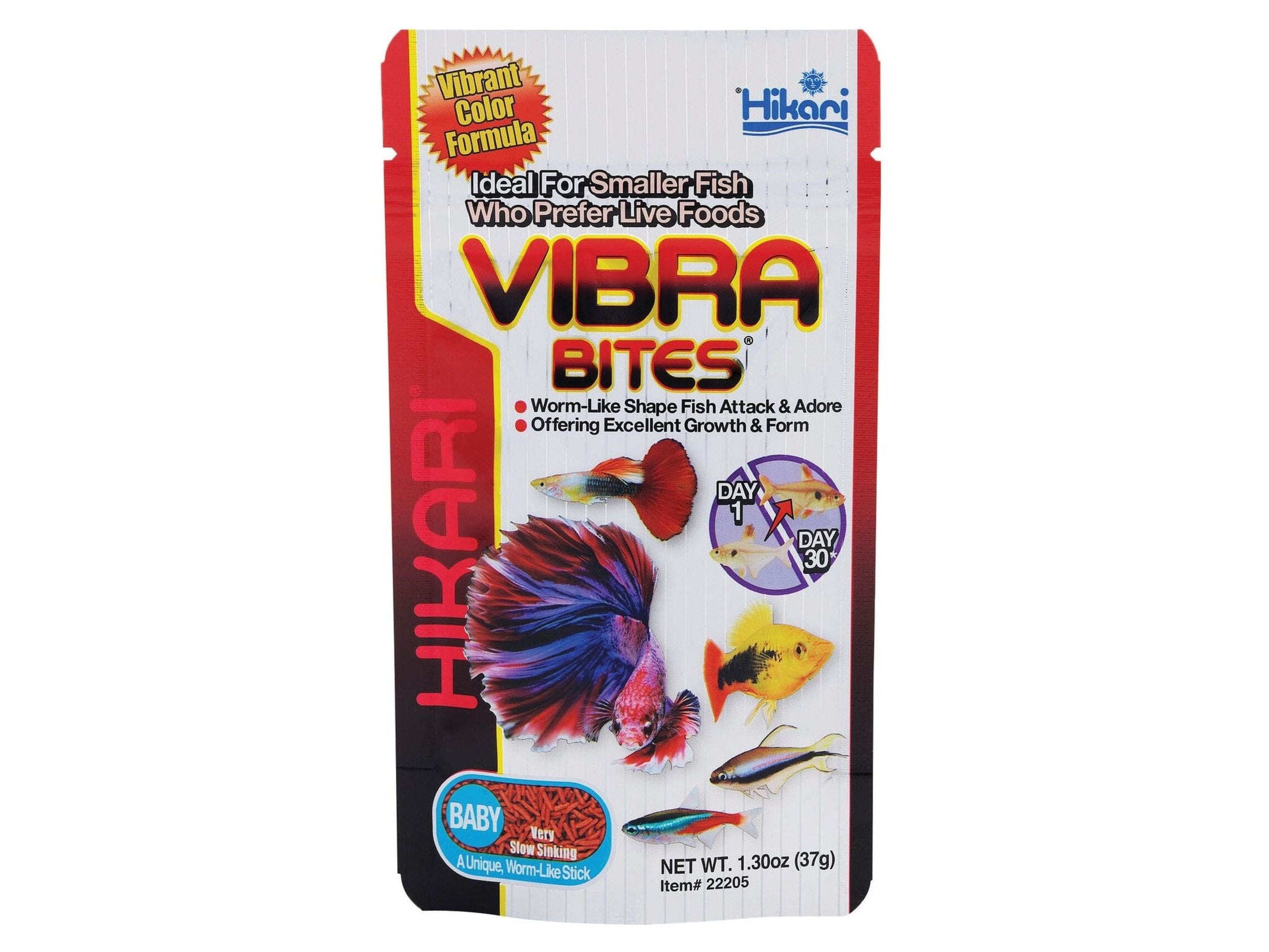 Hikari Vibra Bites Fish Food Baby 1.3 oz Aquatic Diet Hikari