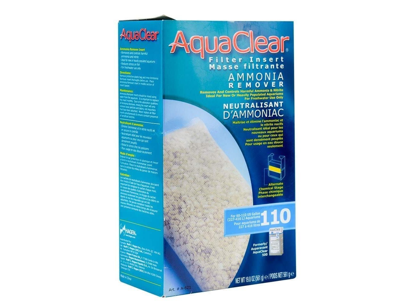 AquaClear Filter Insert Ammonia Remover 110gal fish supplies AquaClear