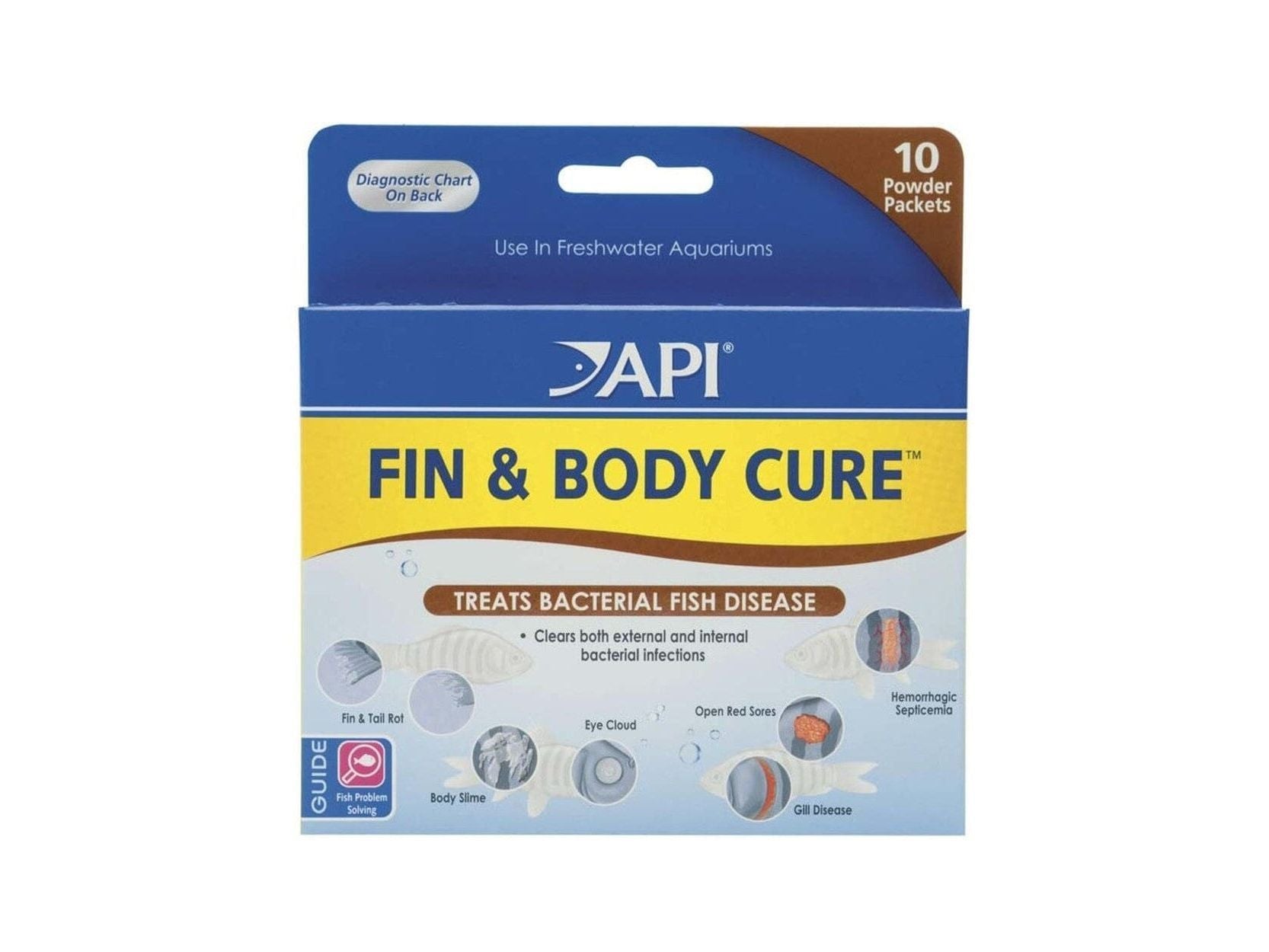 API Fin & Body Cure, 10pk Fish Supplies API