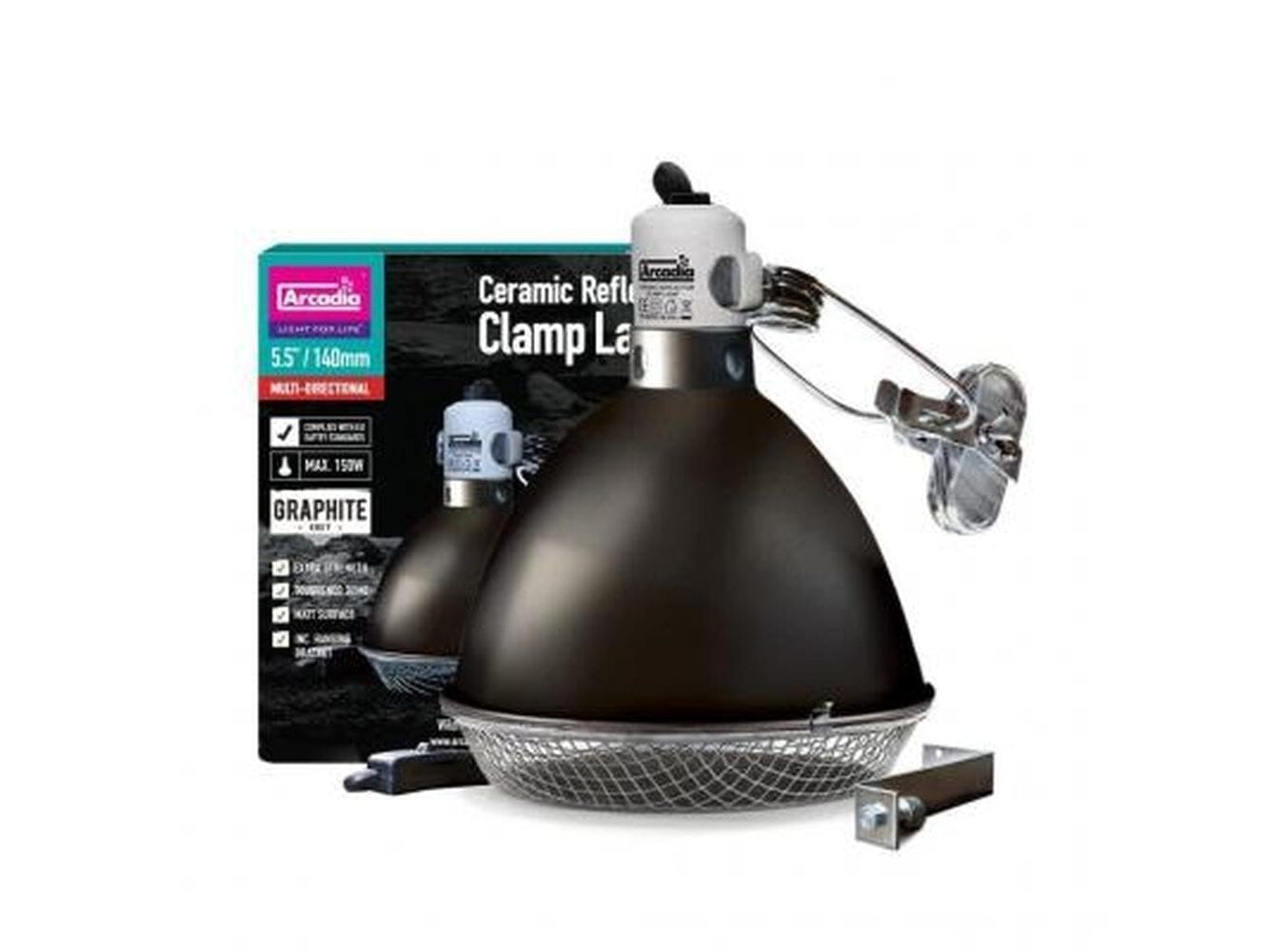 Arcadia Ceramic Reflector - 5.5" Graphite Arcadia