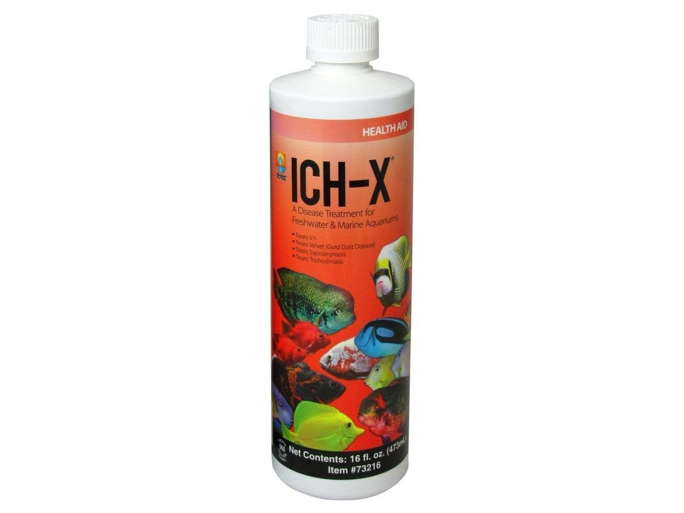 Aquarium Solutions Ich-X Liquid Treatment, 4 fl oz Fish Supplies Aquarium Solutions