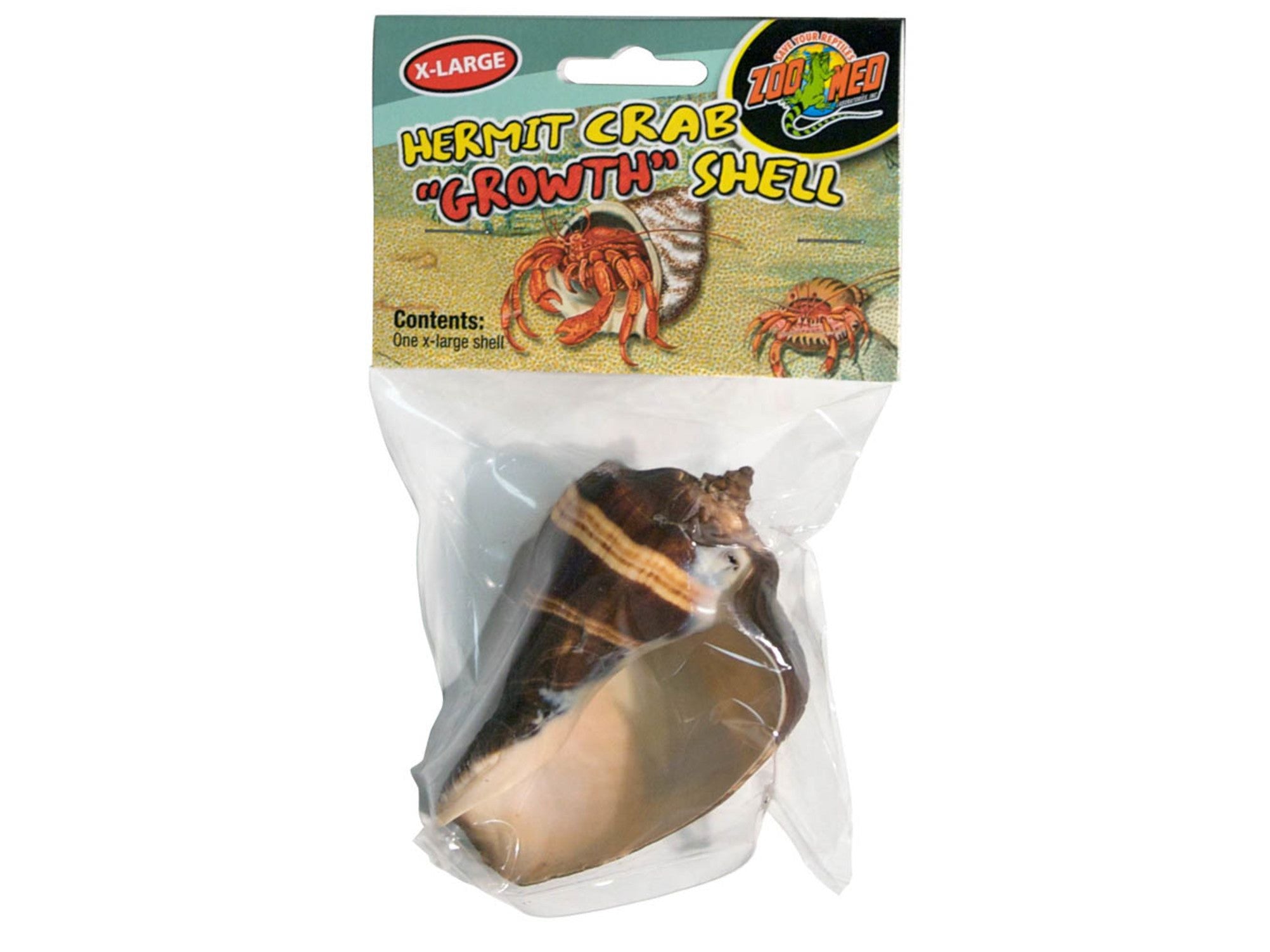 Zoo Med Hermit Crab Growth Shell Assorted, 1ea/XL, 1 pk