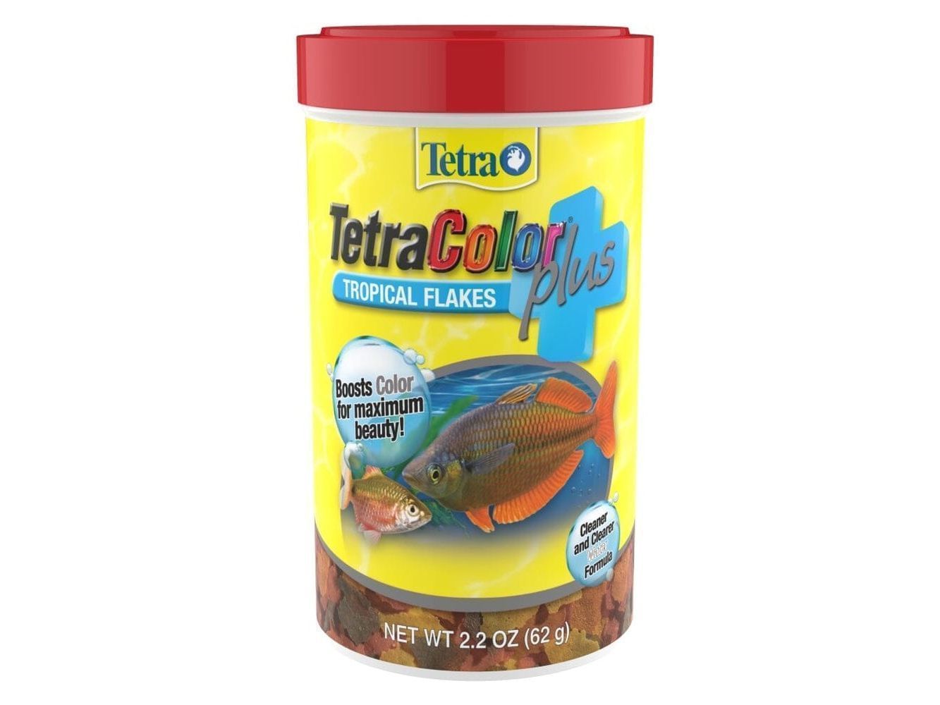 Tetra TetraColor Plus Tropical Flakes Fish Food 1ea/2.2 oz Aquatic Diet Tetra