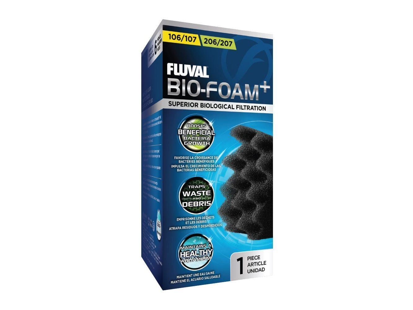 Fluval (Bio Foam+) 106/107, 206/107, 1pc Fish Supplies Fluval