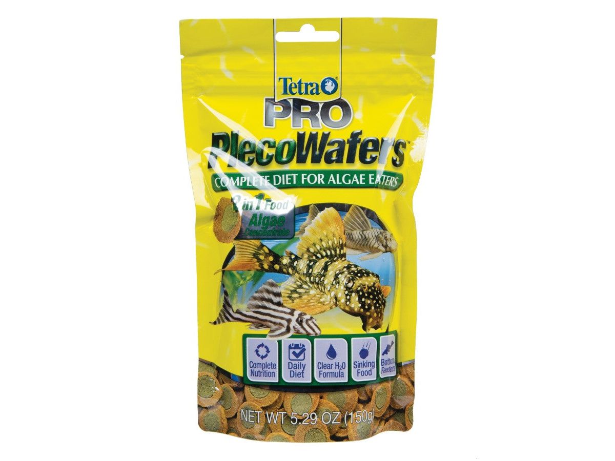 Tetra PRO PlecoWafers Vegetable Diet Fish Food 1ea/5.29 oz Tetra