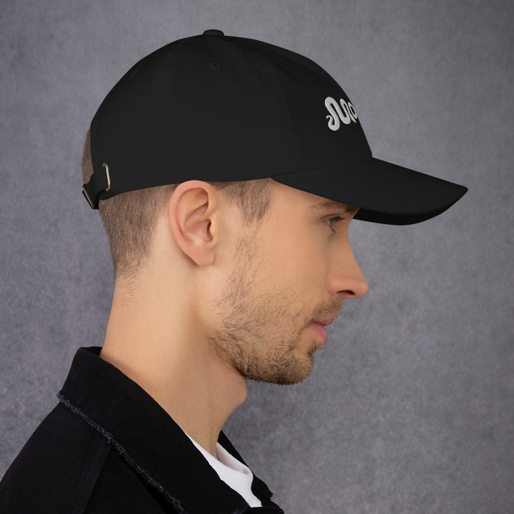 MorphMarket Dad Hat with White Embroidered Logo