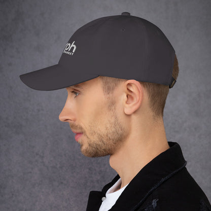 MorphMarket Dad Hat with White Embroidered Logo