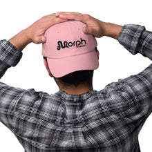 Load image into Gallery viewer, MorphMarket Dad Hat with Black Embroidered Logo

