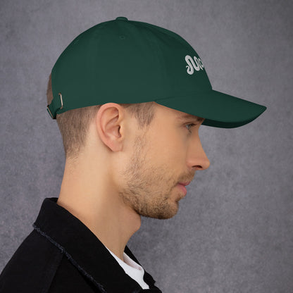 MorphMarket Dad Hat with White Embroidered Logo