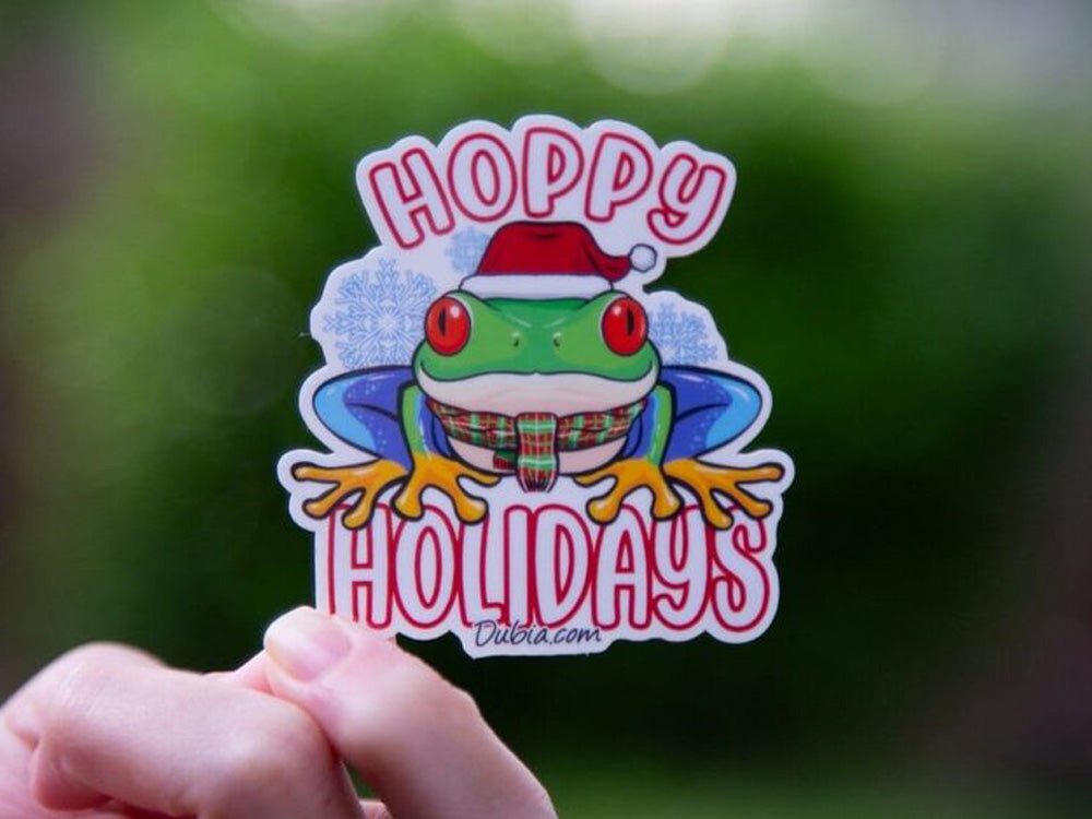 Hoppy Holidays Sticker