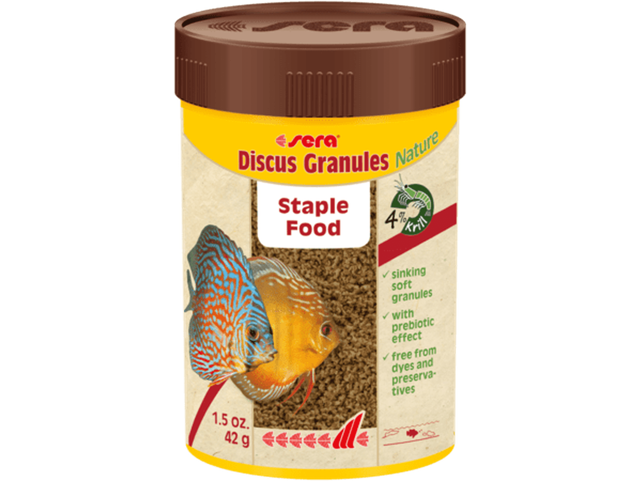 Sera Discus Granules Nature 3.7oz Aquatic Diet Sera