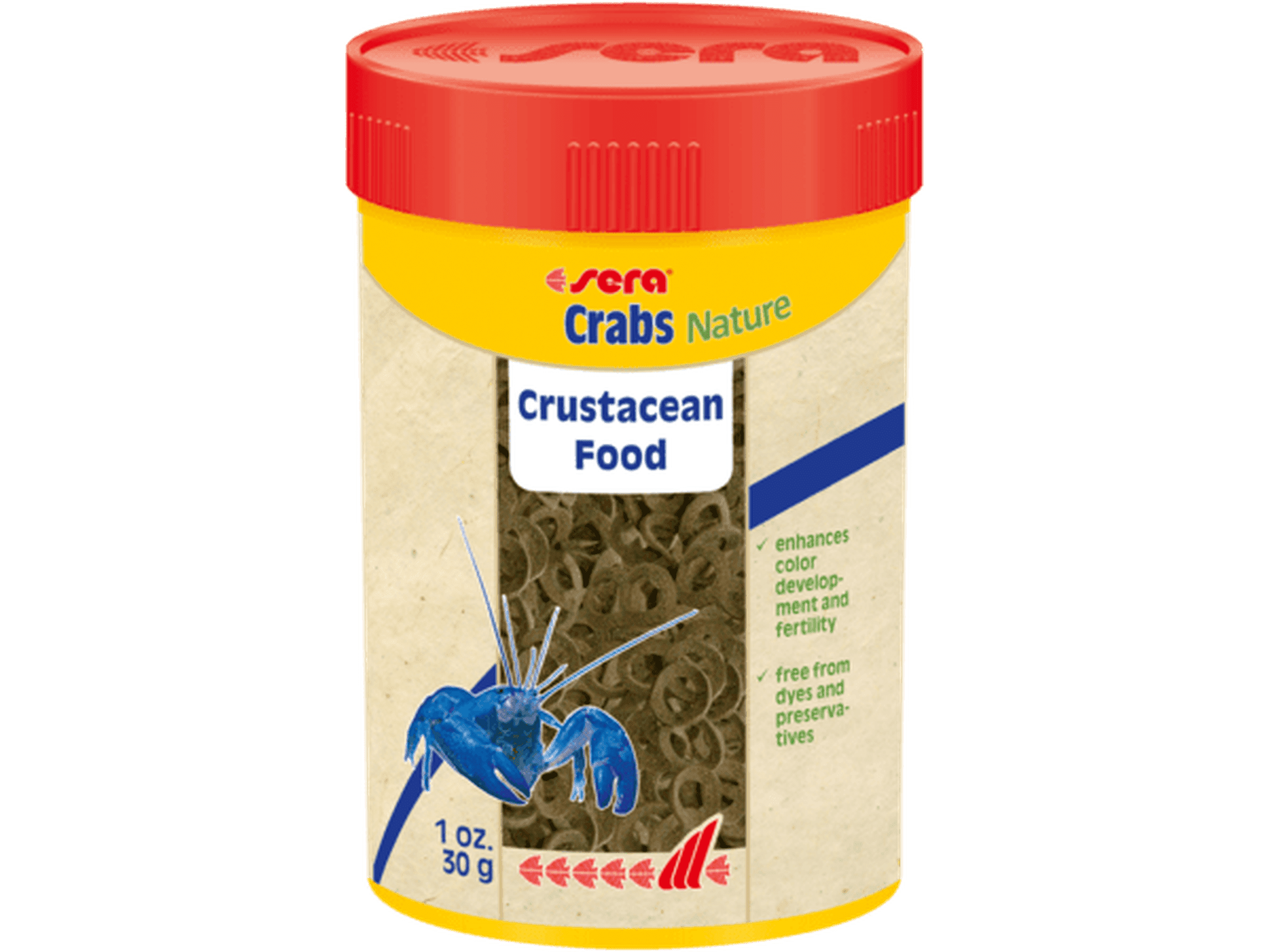Sera Crabs Nature 1.0oz Aquatic Diet Sera