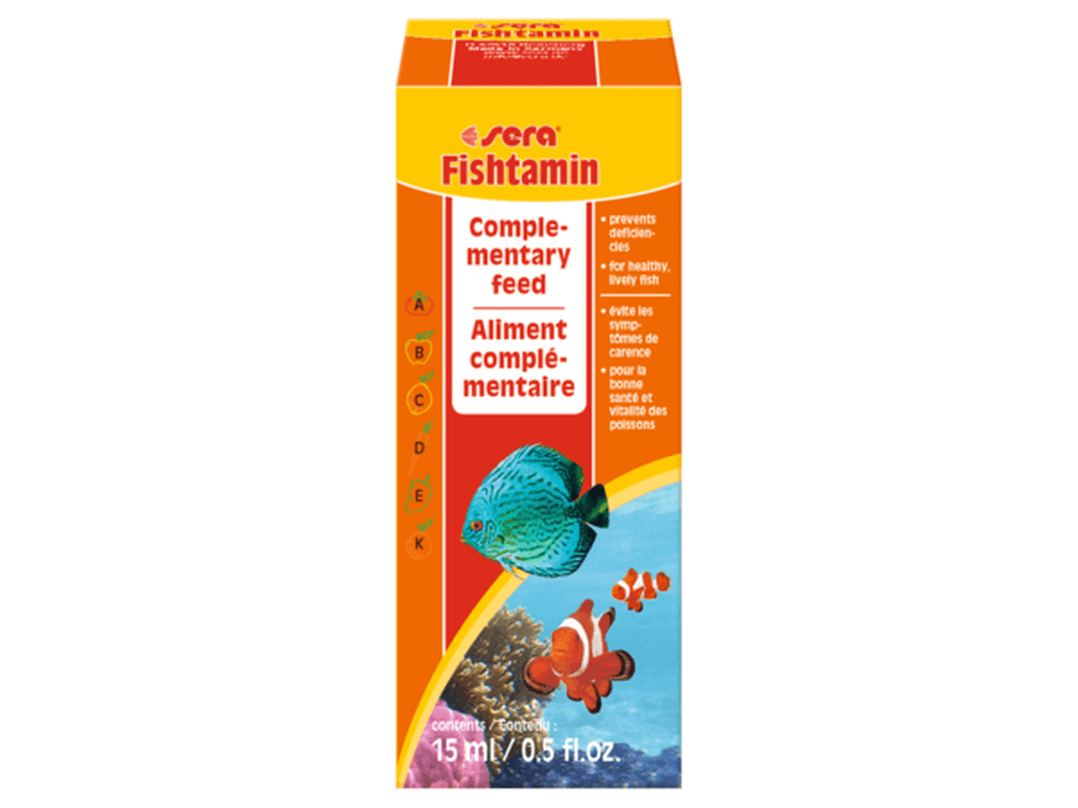 Sera Fishtamin 0.5 fl oz Aquatic Diet Sera