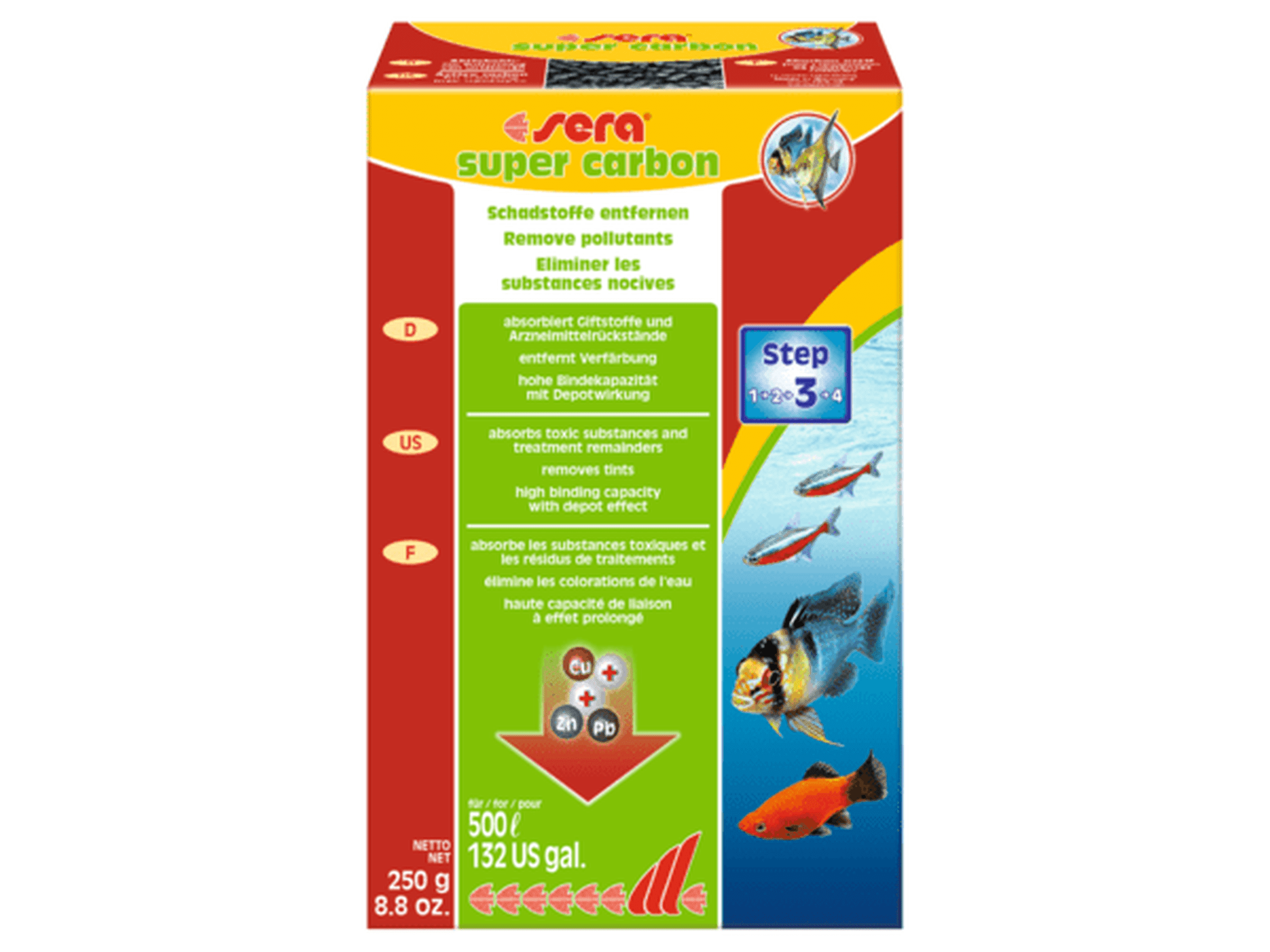 Sera Super Carbon 8.8oz Aquarium Additives Sera
