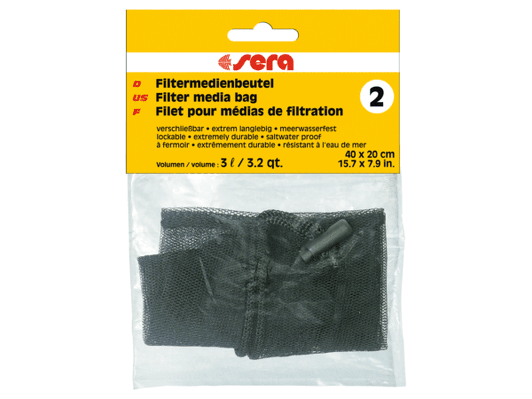 Sera filter media bag 2 Filter & Accessories Sera
