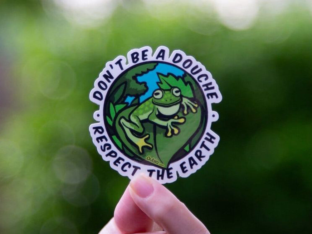 Don't Be A Douche Sticker