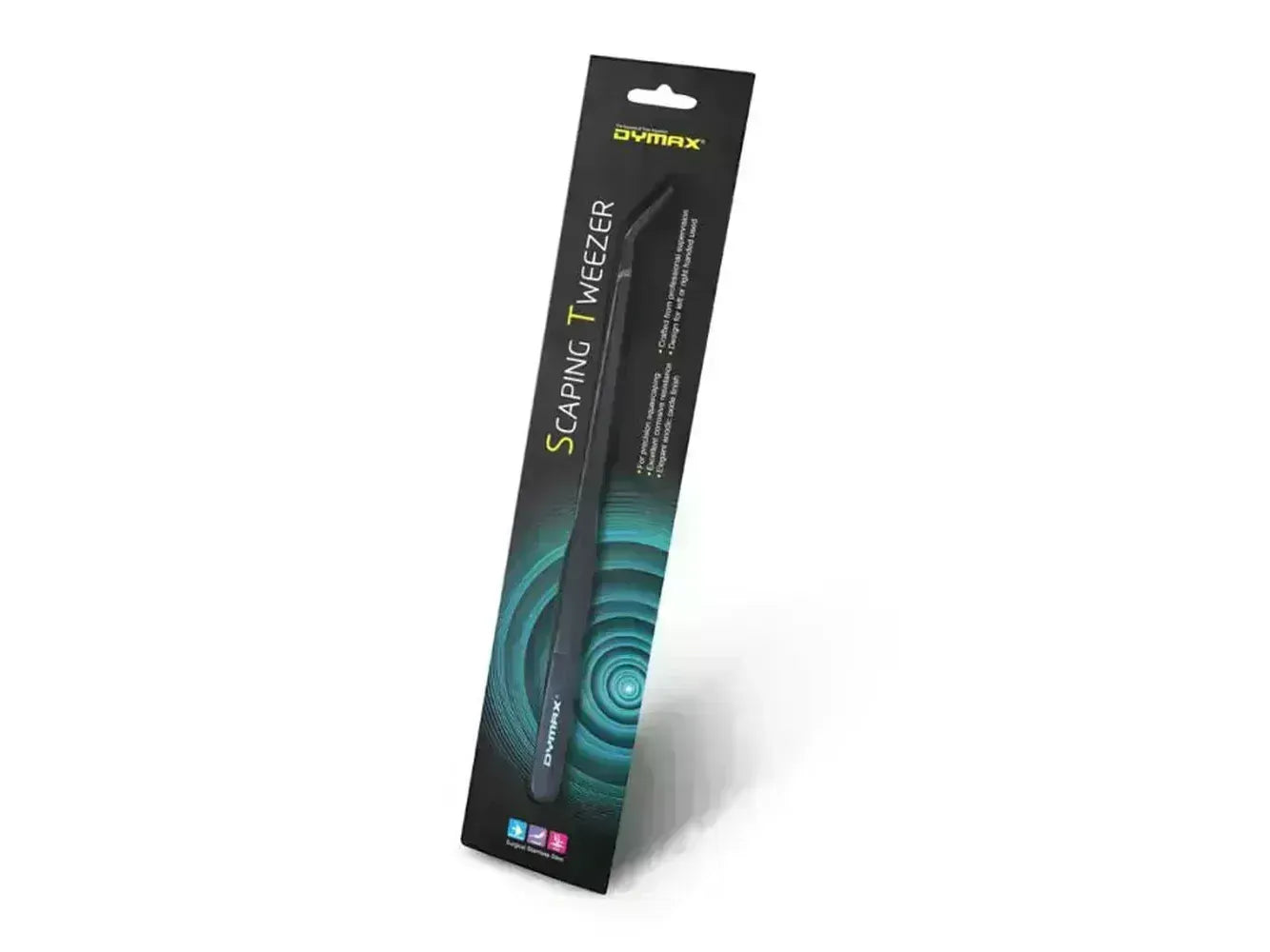 Dymax Stainless Steel Tweezers - Angle Aquarium Cleaning Supplies Dymax