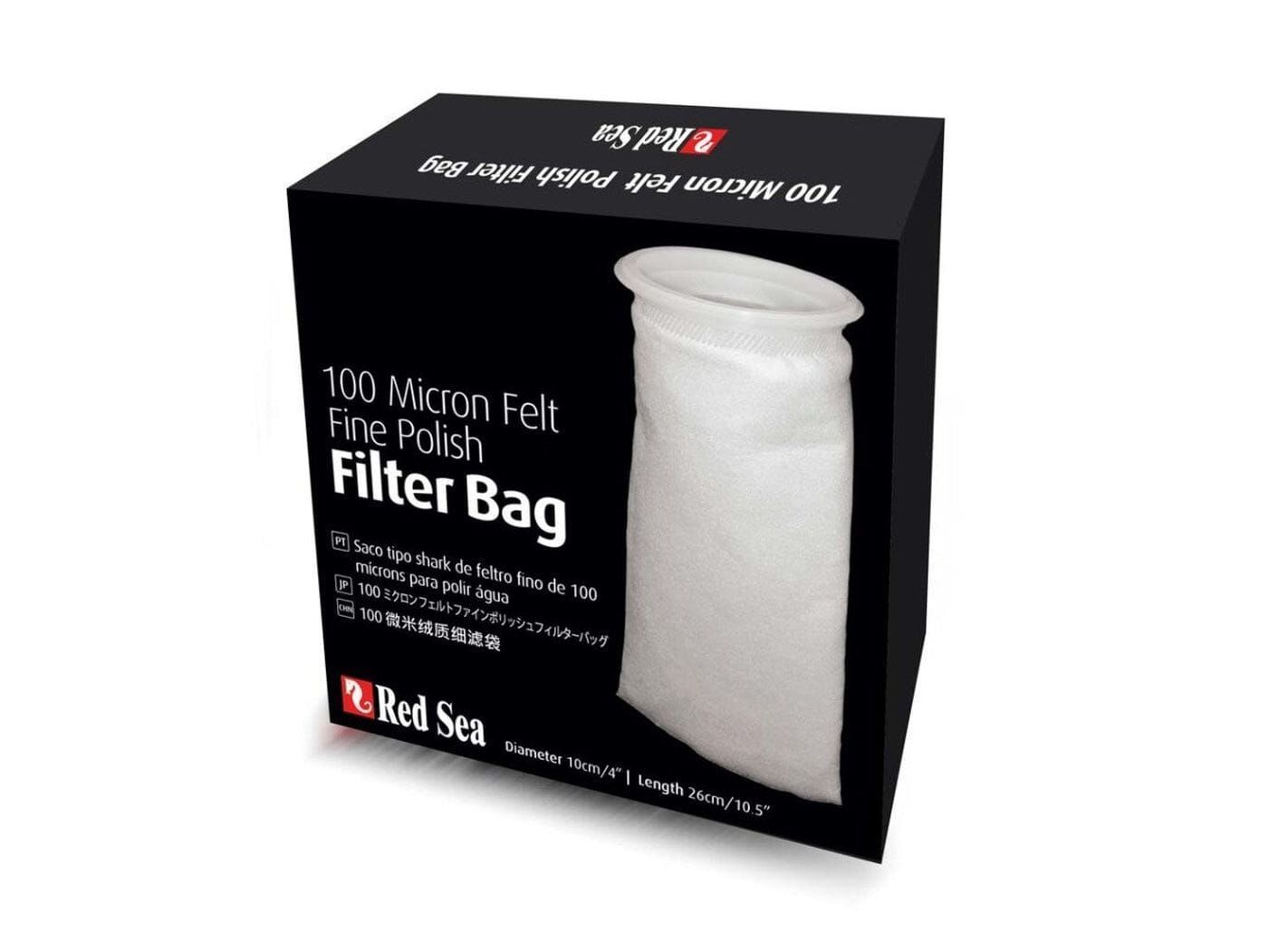 Red Sea Reefer Fine Felt Polishing Filter Socks White, 1ea/4 In X 10.5 in Aquarium Filtration Red Sea