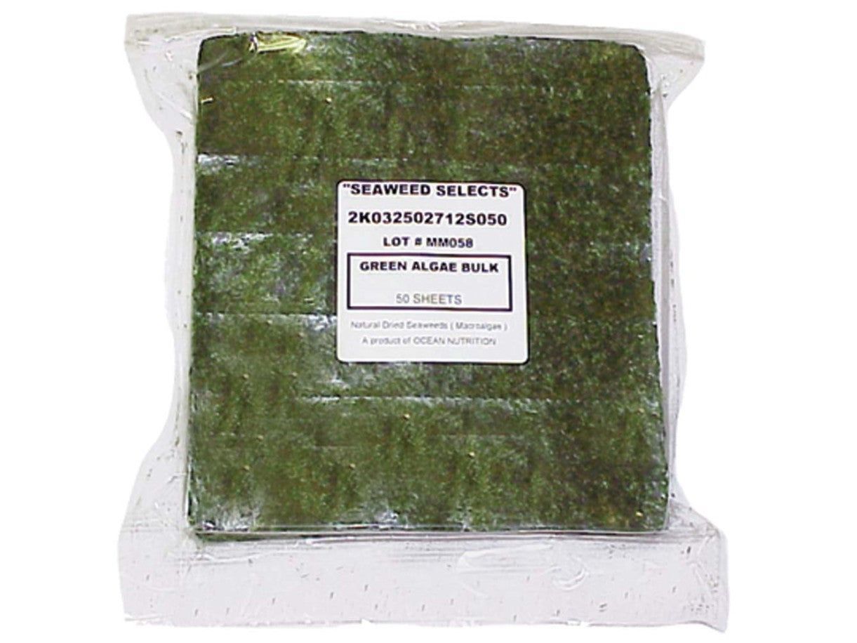 Ocean Nutrition Green Marine Seaweed Algae Fish Food 1ea/150 g, 50 ct
