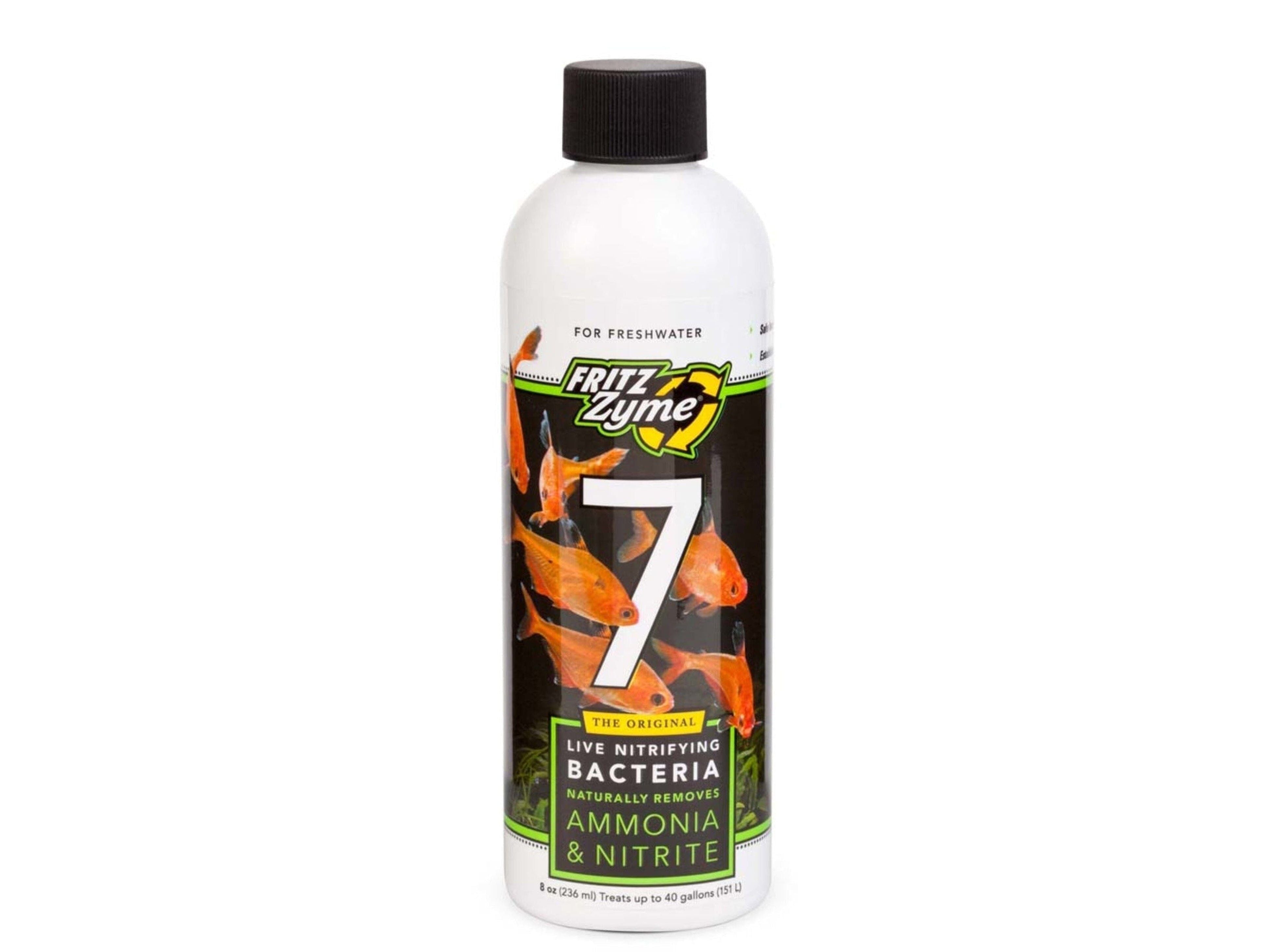 Fritz FritzZyme 7 Freshwater Live Nitrifying Bacteria 8 fl oz Aquarium Additives Fritz