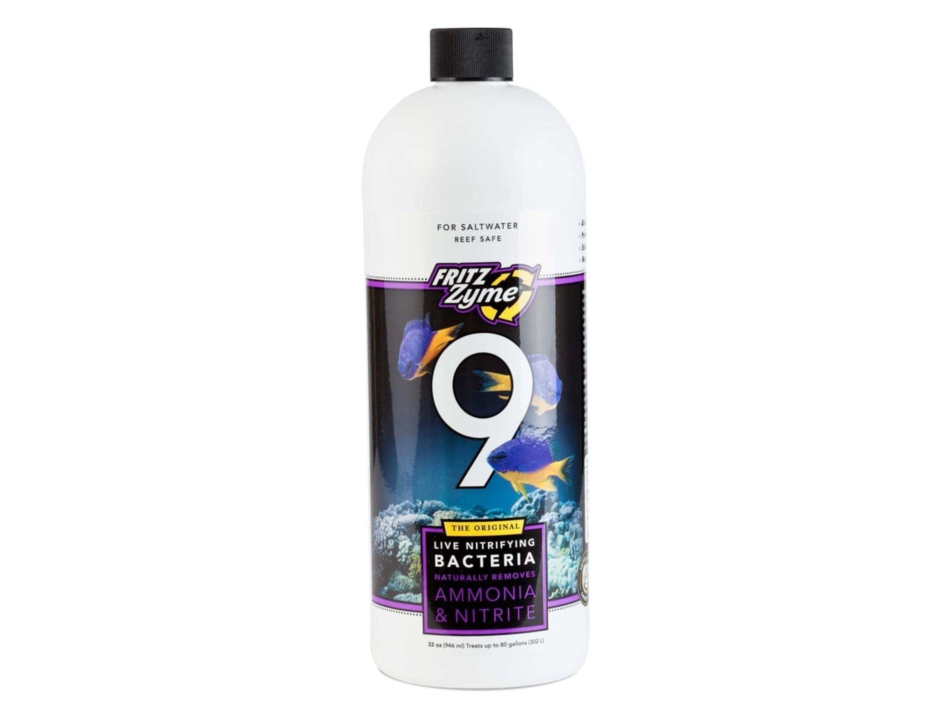 Fritz FritzZyme 9 Saltwater Live Nitrifying Bacteria 32oz Aquarium Additives Fritz