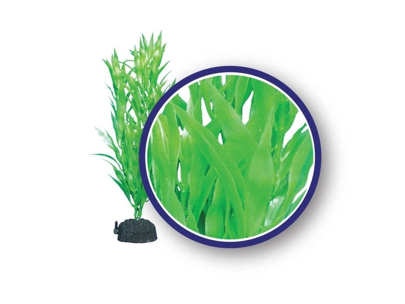 Weco Products Freshwater Series Bamboo Leaf Aquarium Plant Green, 1ea/18 in Aquatic Decor Weco