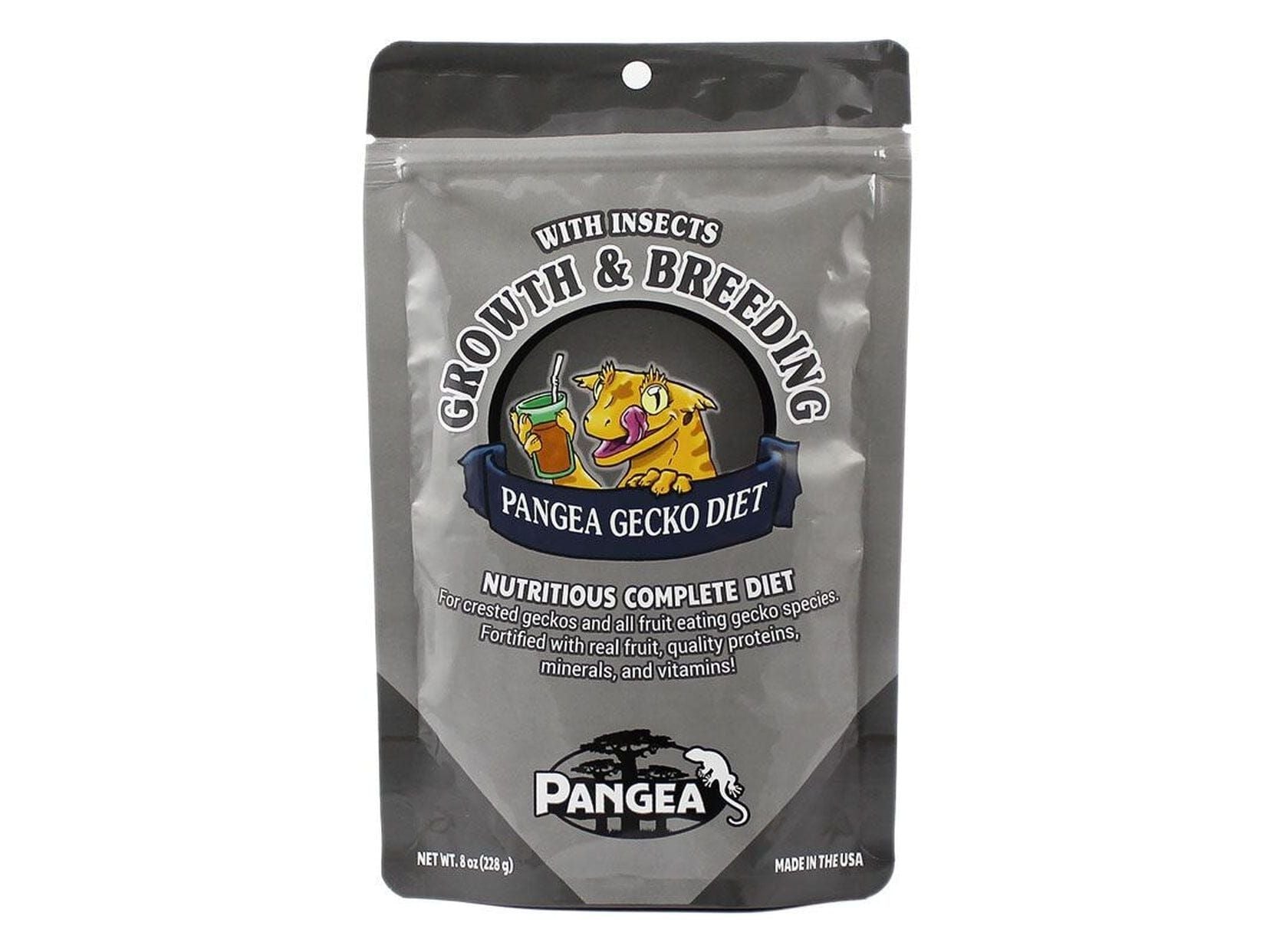 Pangea Growth & Breeding Complete Gecko Diet with Insects - Gray Pangea