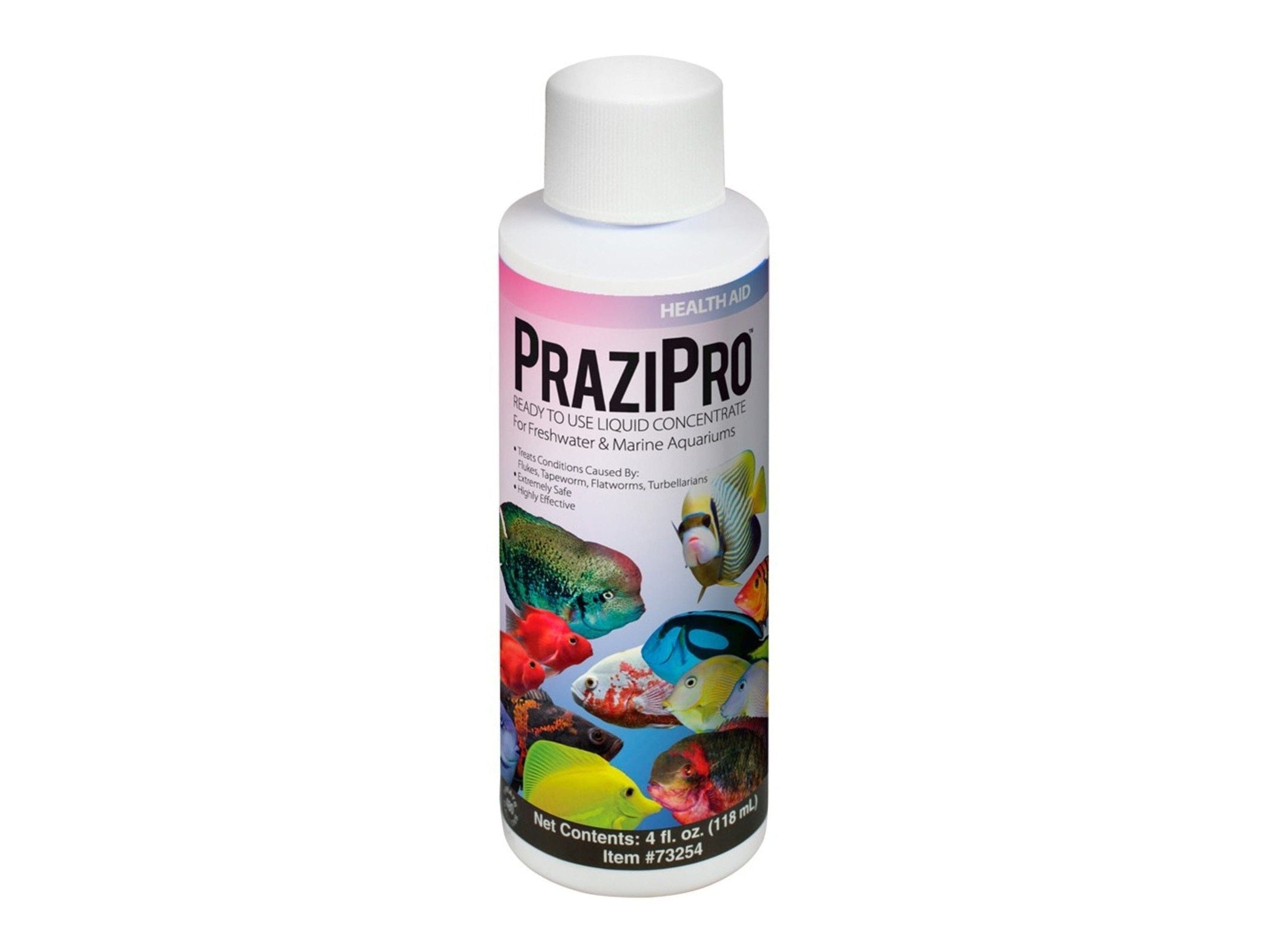 Aquarium Solutions Prazipro Liquid Treatment 1ea/4 fl oz Aquarium Additives Aquarium Solutions