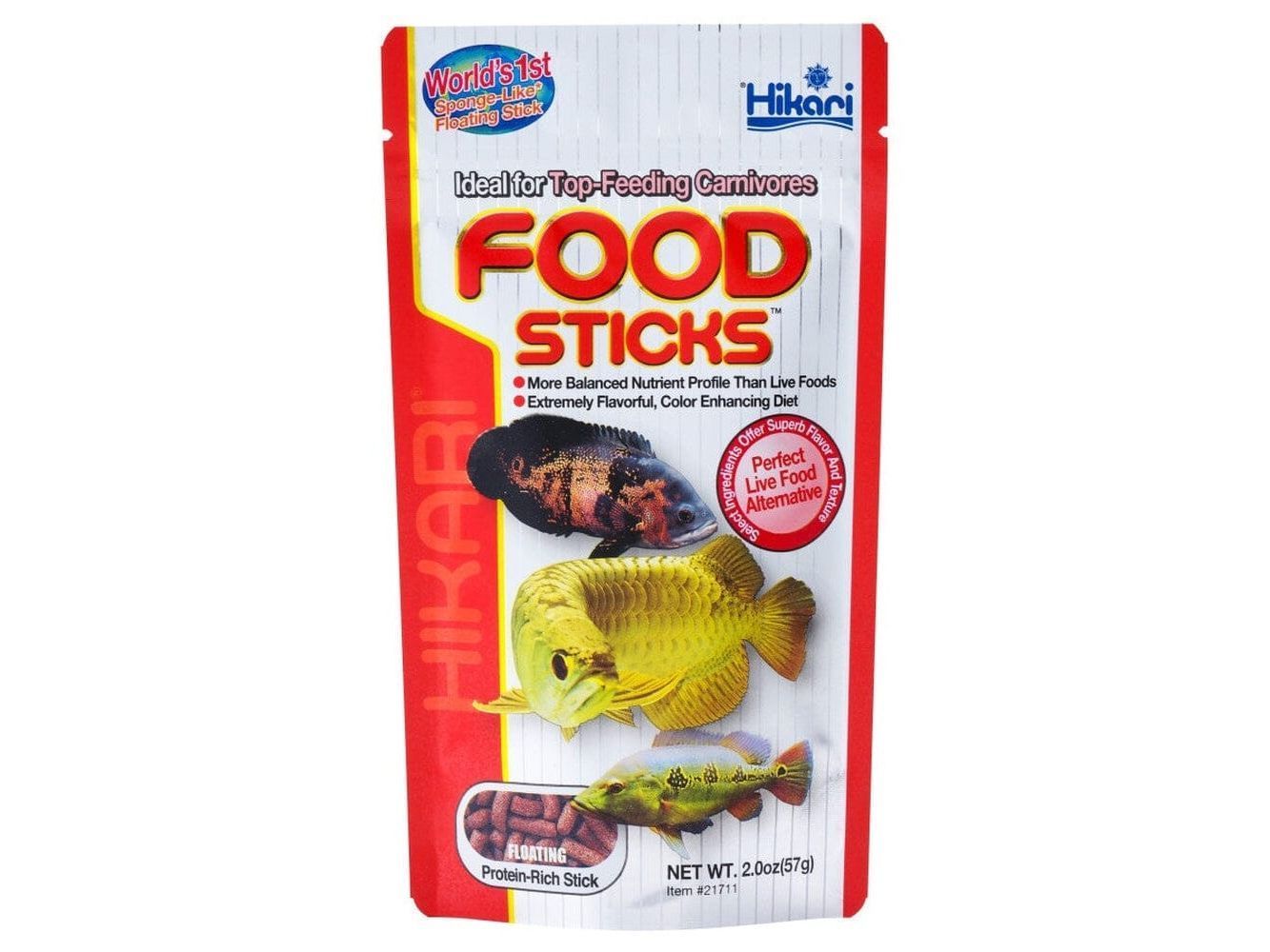 Hikari Food Sticks™ Floating Fish Food 2 oz Aquatic Diet Hikari