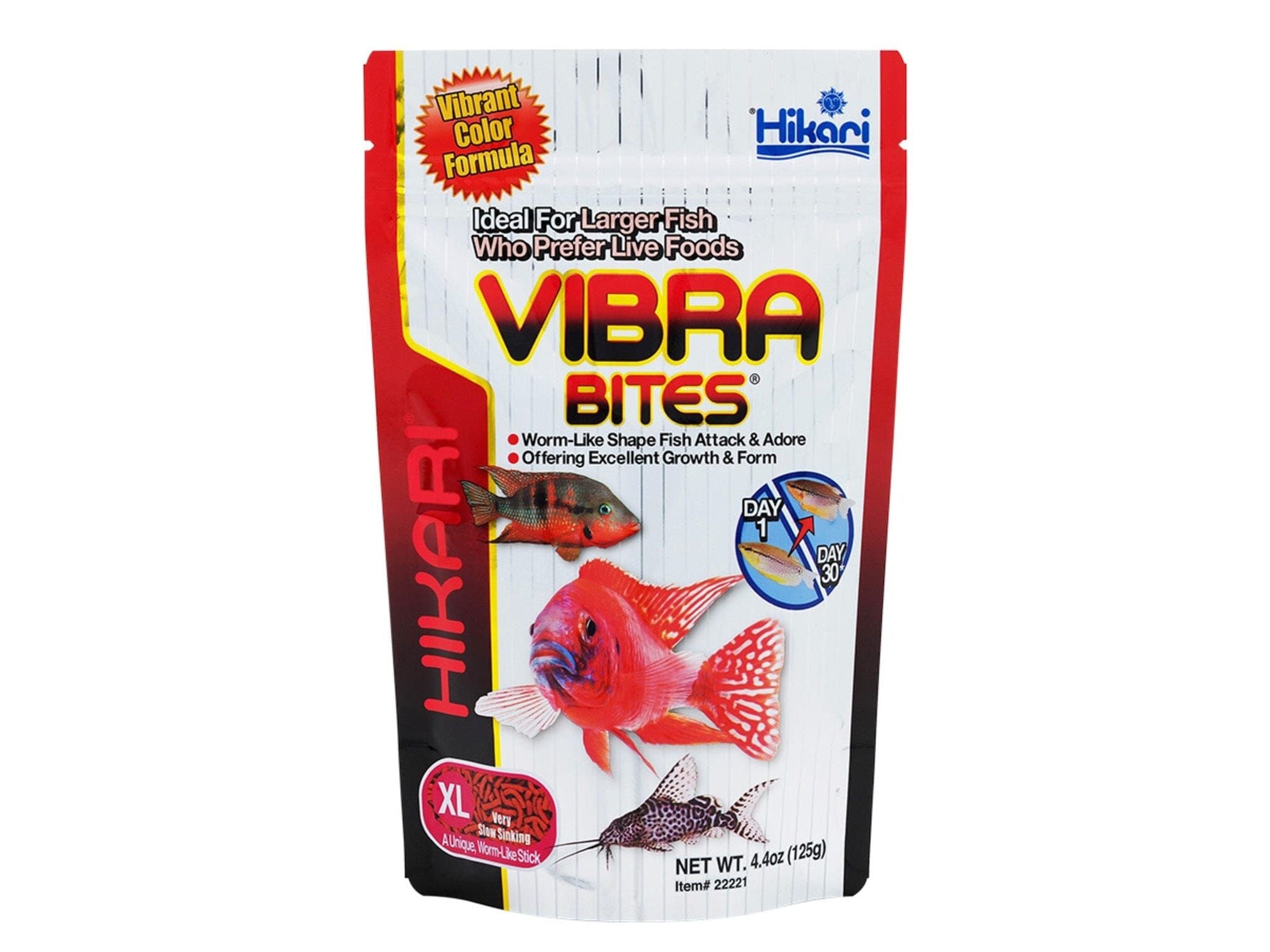 Hikari Vibra Bites Tropical Fish Food 4.4 oz, XL Aquatic Diet Hikari