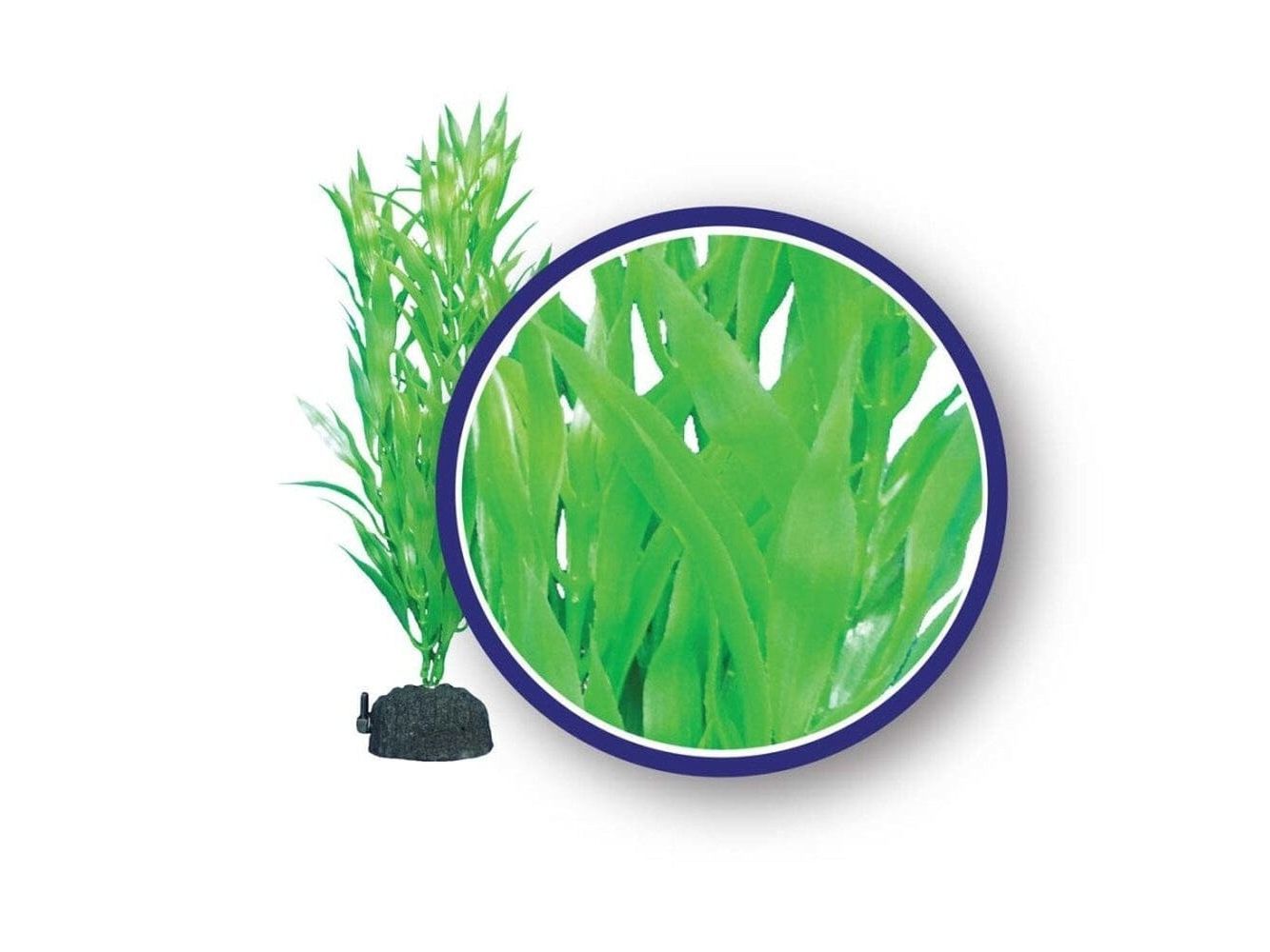 Weco Products Freshwater Series Bamboo Leaf Aquarium Plant Green, 1ea/6 in Aquatic Decor Weco