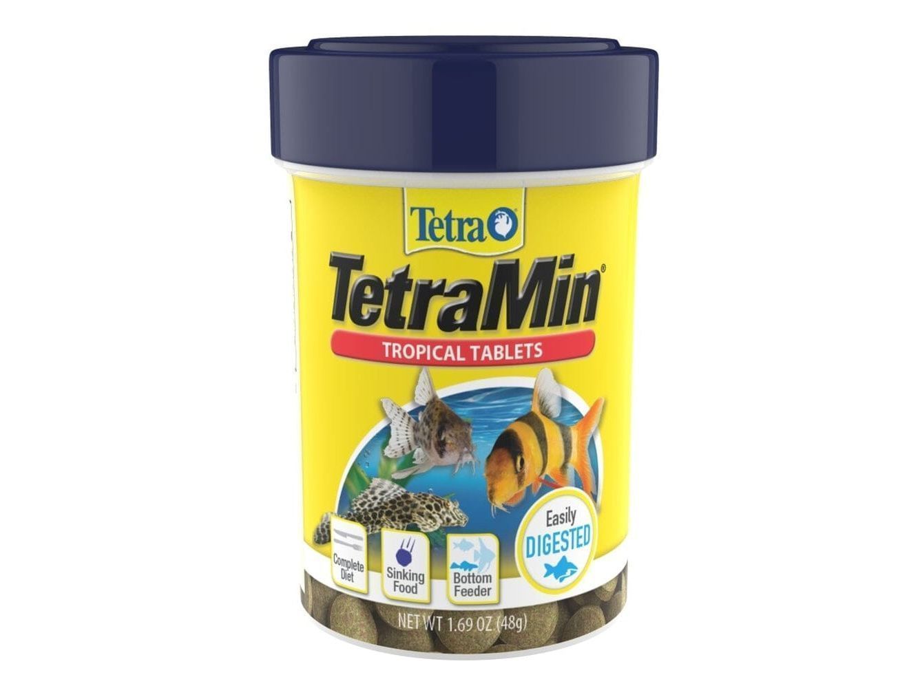 Tetra TetraMin Tablets Fish Food 1ea/1.69 oz, 160 ct Aquatic Diet Tetra