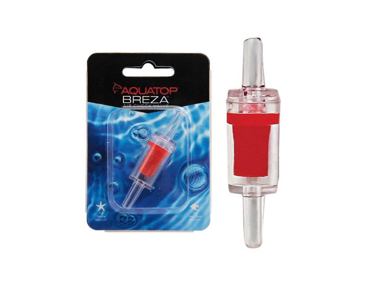 Aquatop Check Valve/Air Filter Red, Clear 1ea/2 in Fish Supplies Aquatop