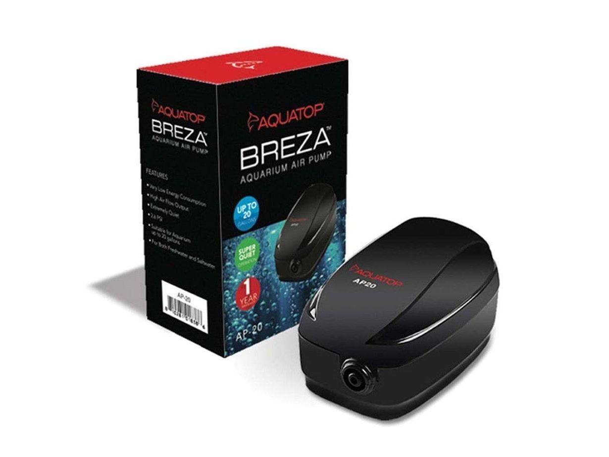 Aquatop BREZA Aquarium Air Pump Up to 20gal Fish Supplies Aquatop