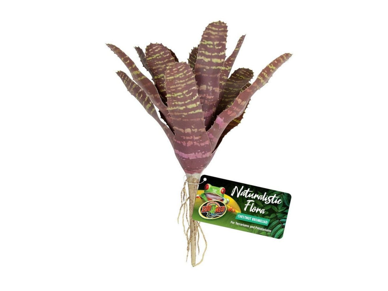 Zoo Med Naturalistic Flora Chestnut Bromeliad Terrarium Plant Purple, Tan, 1ea Animals & Pet Supplies > Pet Supplies > Fish Supplies Zoo Med