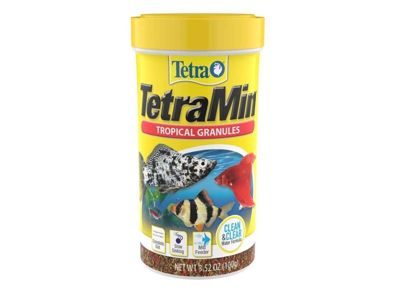Tetra TetraMin Tropical Granules Fish Food 1ea/3.52 oz Aquatic Diet Tetra