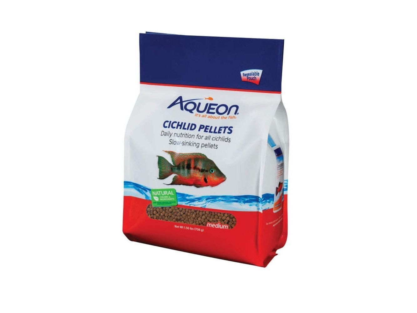 Aqueon Cichlid Food 1ea/Medium 25 oz Aquatic Diet Aqueon