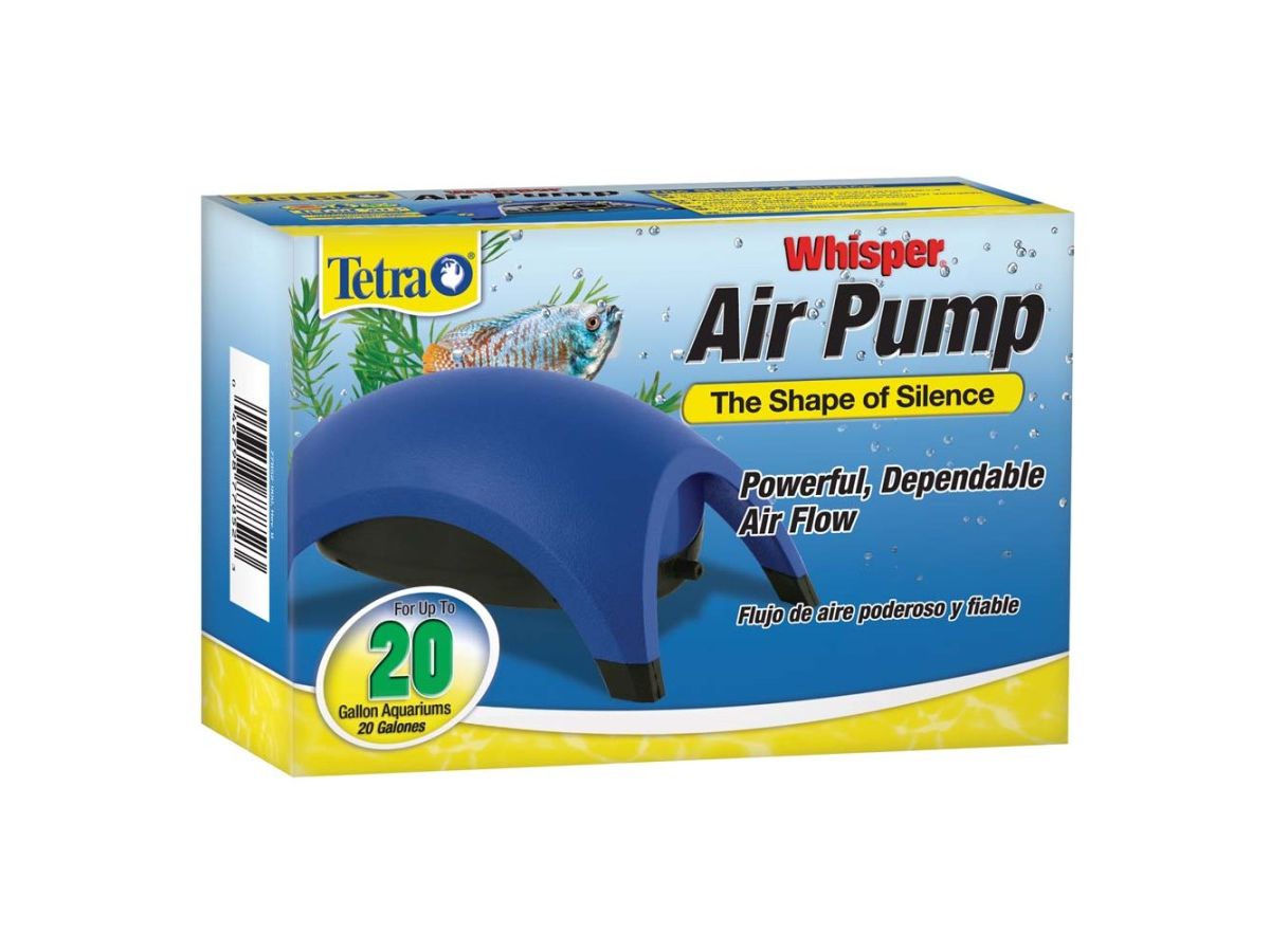 Tetra Whisper Aquarium Non-UL Air Pump Blue, 1ea/20 gal Tetra