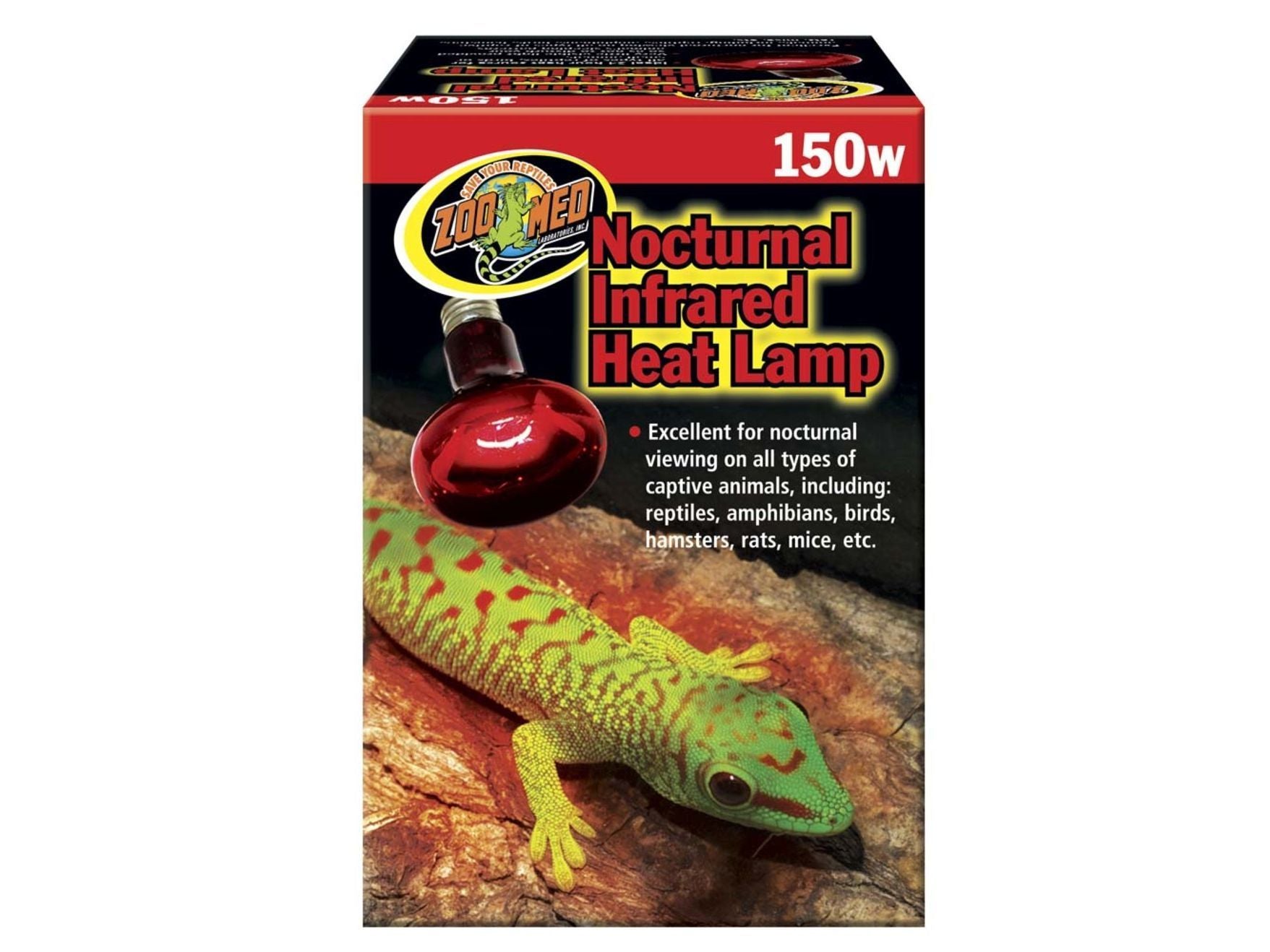 Zoo Med Nocturnal Infrared Heat Lamp 1ea/150 W