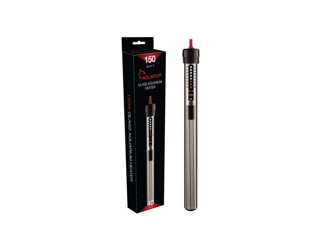 Aquatop Submersible Glass Aquarium Heater 150w Aquatic Heaters Aquatop