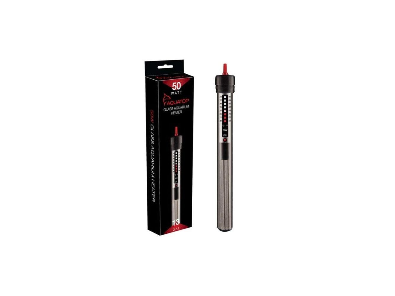 Aquatop Submersible Glass Aquarium Heater 50w Aquatic Heaters Aquatop
