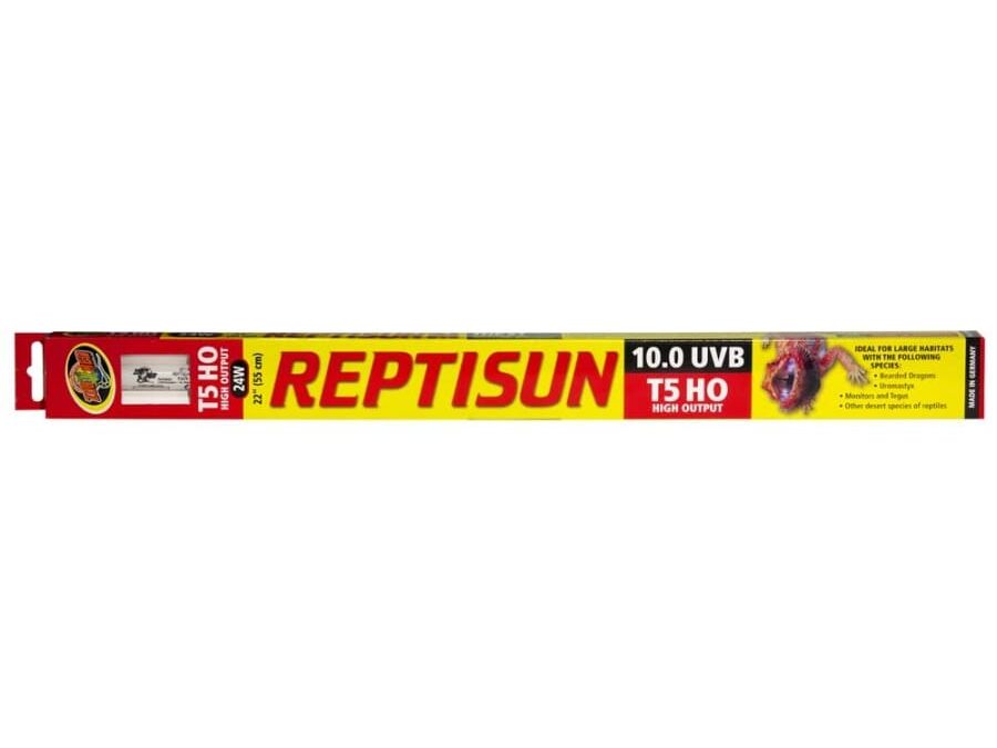 Zoo Med ReptiSun 10.0 UVB T5 HO High Output Lamp White, 1ea/22 in