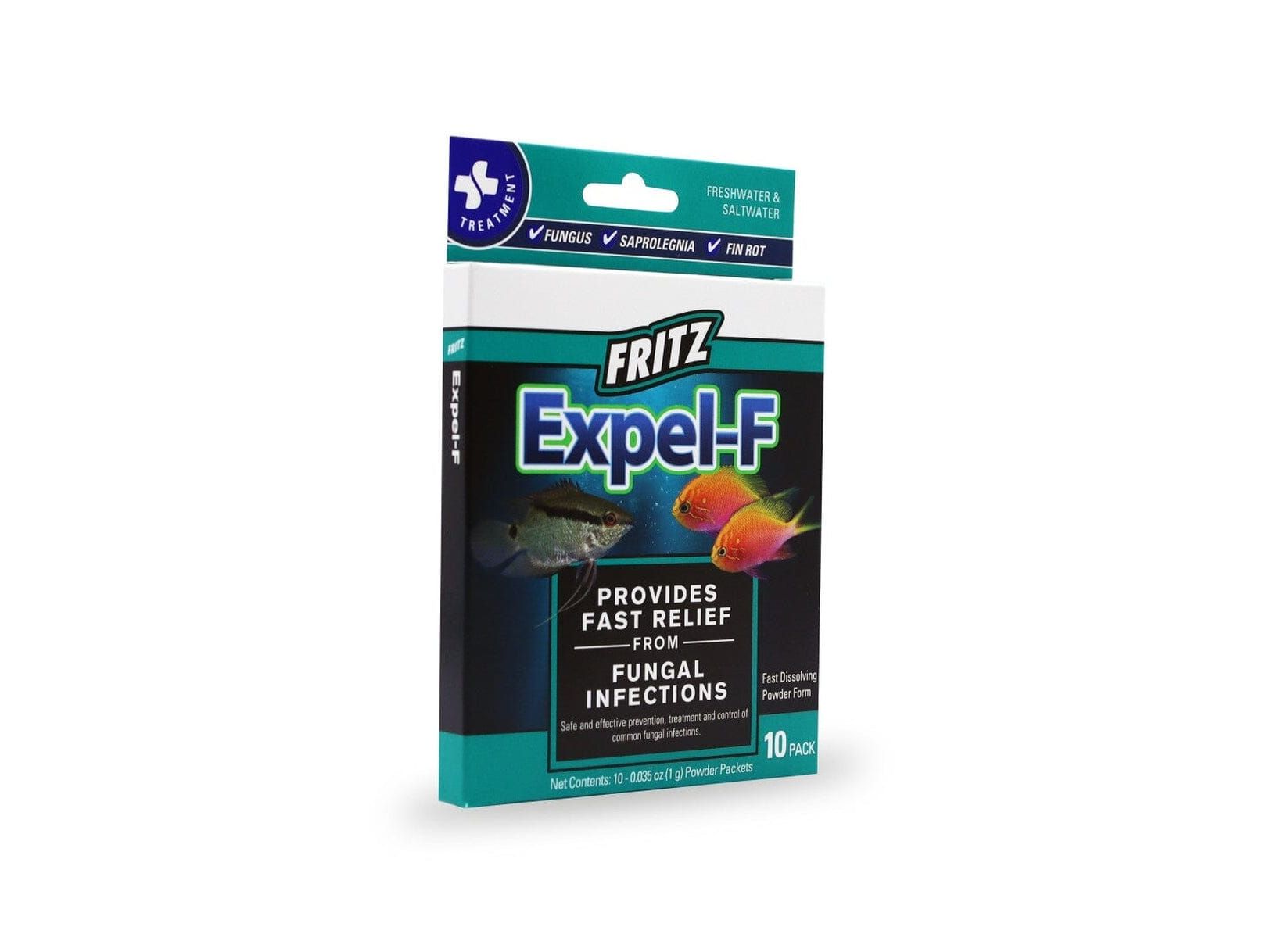 Fritz Expel-F Anti-Fungal Medication 10 ct Aquarium Additives Fritz