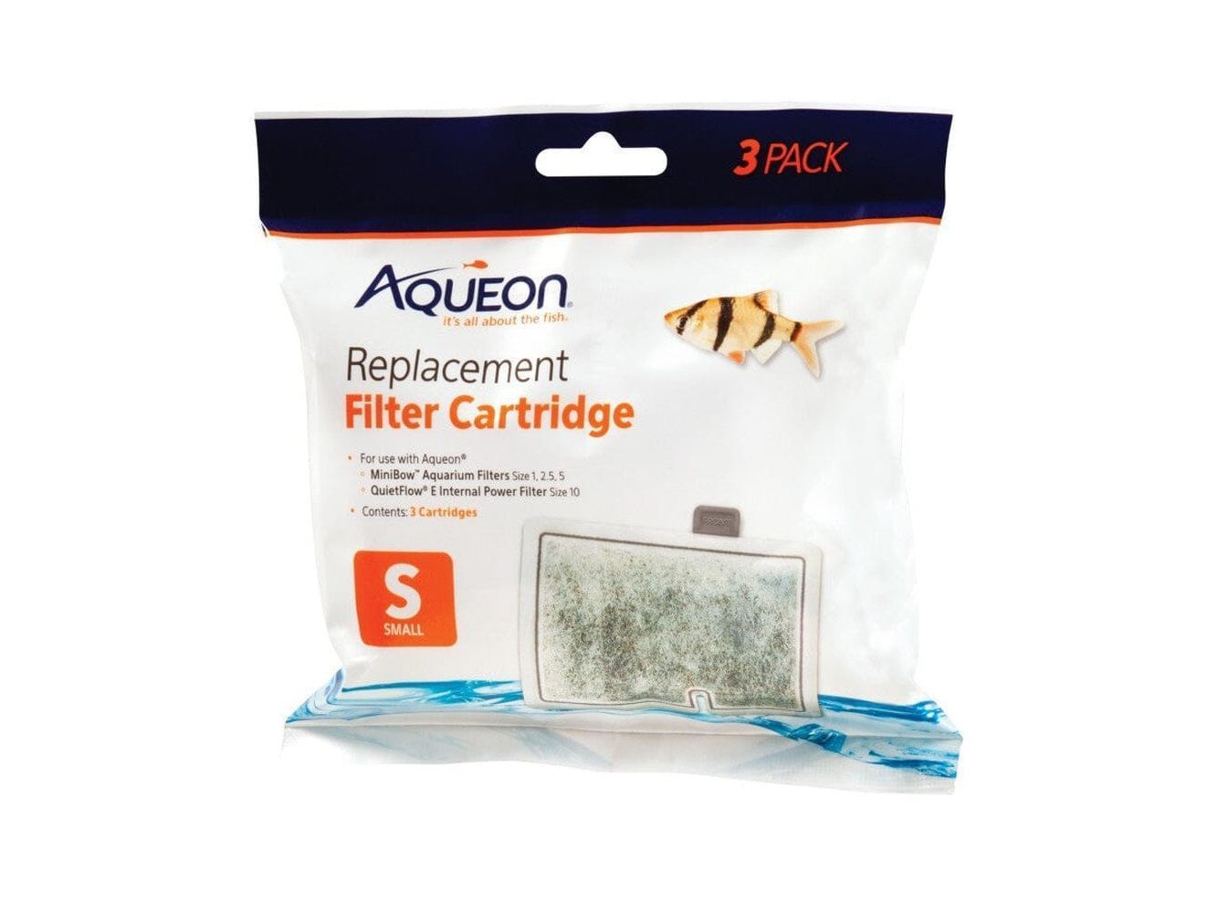 Aqueon Replacement Filter Cartridges, Small - 3pk Filter & Accessories Aqueon