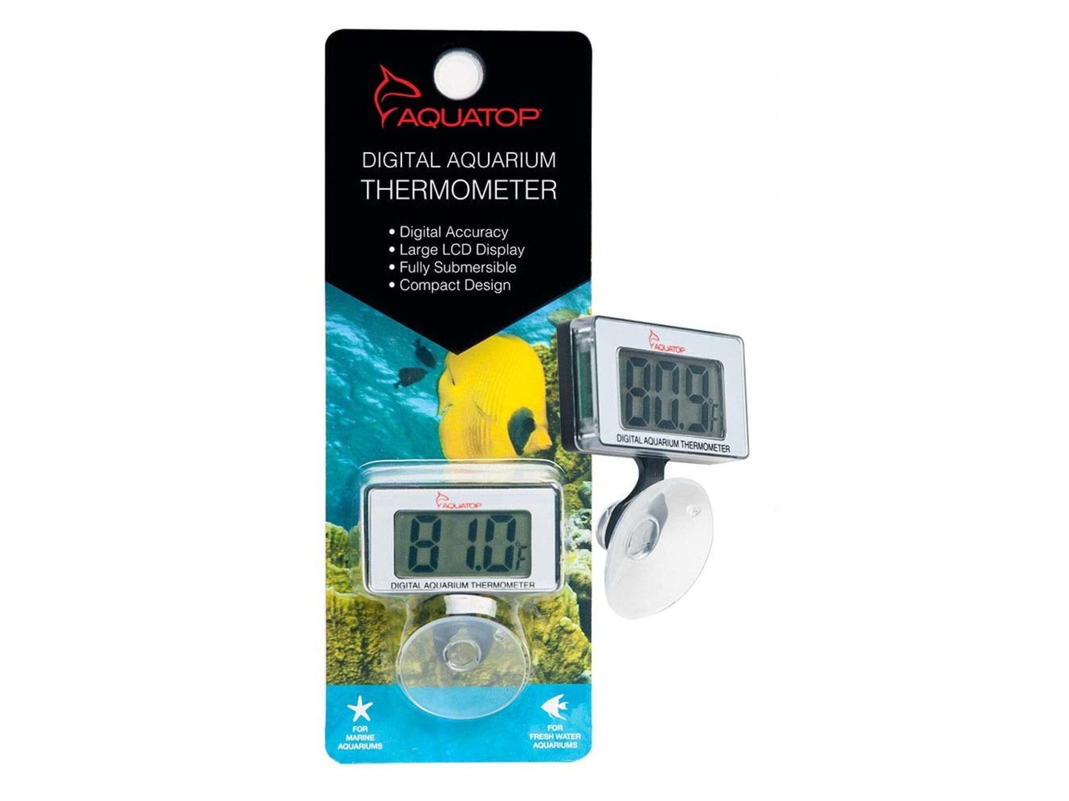 Aquatop Submersible Digital Aquarium Thermometer Water Testing Aquatop