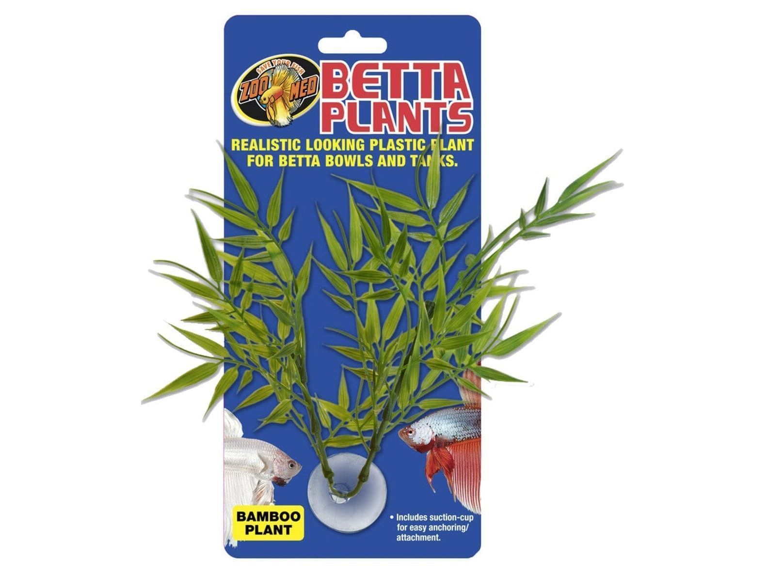 Zoo Med Betta Plant Bamboo Green, 1ea Aquatic Decor Zoo Med Aquatic