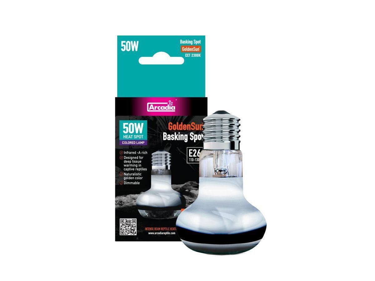 Arcadia GoldenSun Basking Spot Heater - 50 Watt