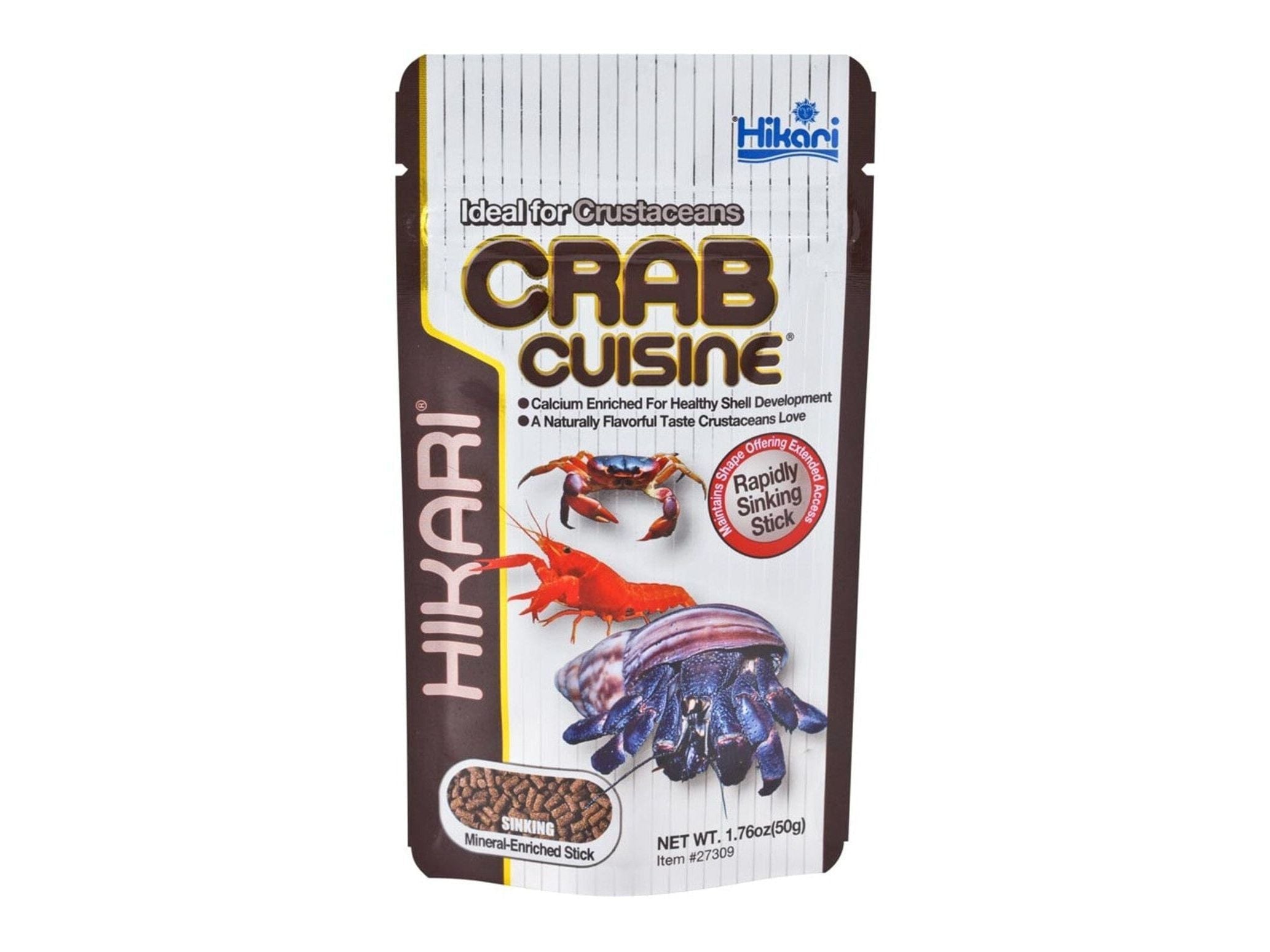 Hikari Crab Cuisine Sinking Hard Stick 1.76 oz Aquatic Diet Hikari
